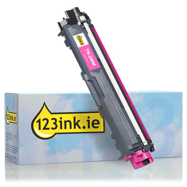 123ink version replaces Brother TN-246M high capacity magenta toner TN246MC 051071 - 1