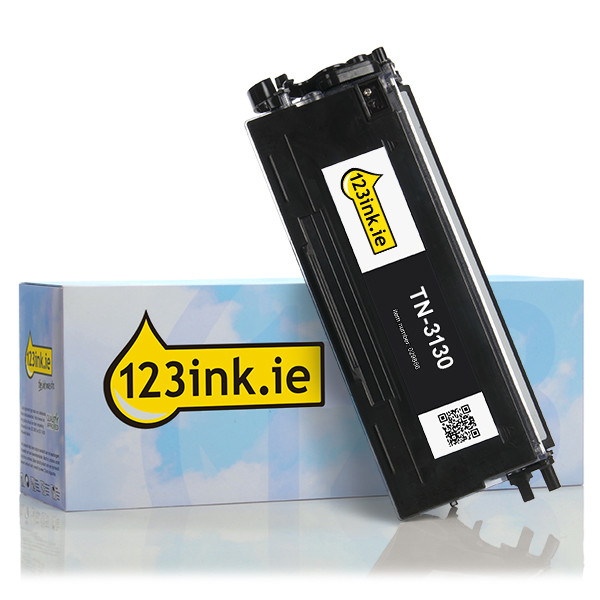 123ink version replaces Brother TN-3130 black toner TN3130C 029886 - 1