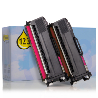 Brother TN-329M high capacity magenta toner 2-pack (123ink version)