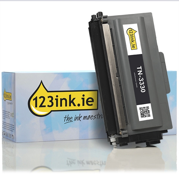 123ink version replaces Brother TN-3330 black toner TN3330C 029406 - 1