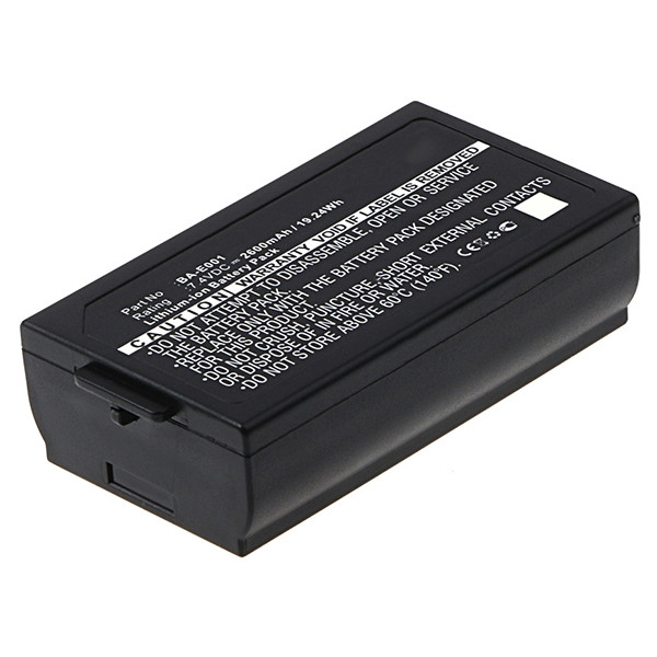 123ink version replaces Brother BA-E001 rechargeable battery for lettering systems (2600 mAh) BA-E001C ABR00031 - 1