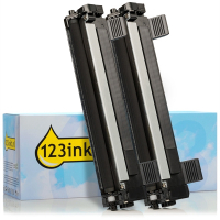 123ink version replaces Brother TN-1050 black toner 2-pack