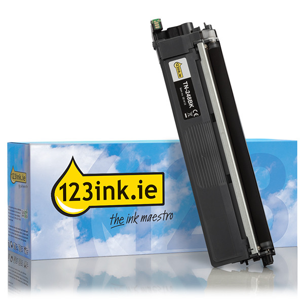 123ink version replaces Brother TN-248BK black toner TN248BKC 051413 - 1