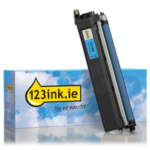 123ink version replaces Brother TN-248C cyan toner TN248CC 051415 - 1