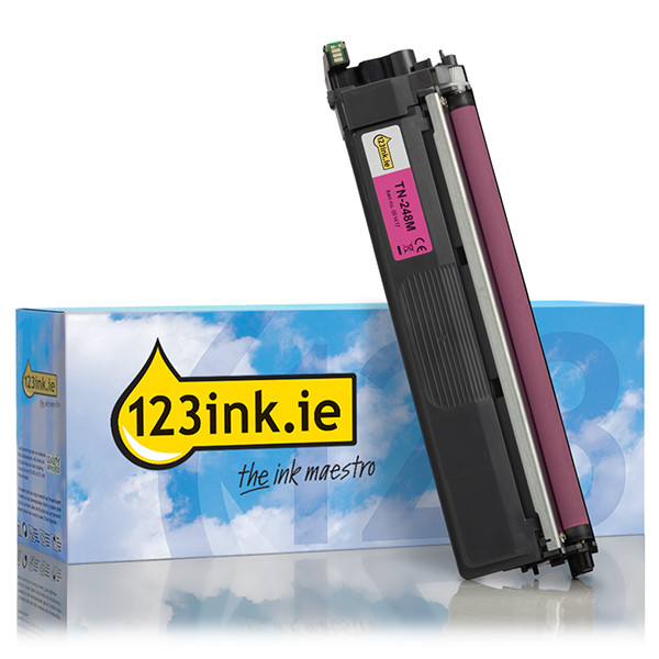 123ink version replaces Brother TN-248M magenta toner TN248MC 051417 - 1