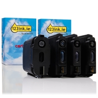 123ink version replaces HP 10 black + HP 11 cyan, magenta, yellow 4-pack  160000