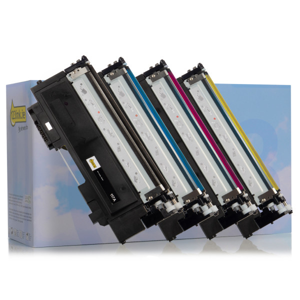 123ink version replaces HP 117A BK/C/M/Y toner 4-pack  130558 - 1