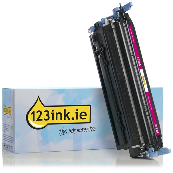 123ink version replaces HP 124A (Q6003A) magenta toner Q6003AC 039557 - 1