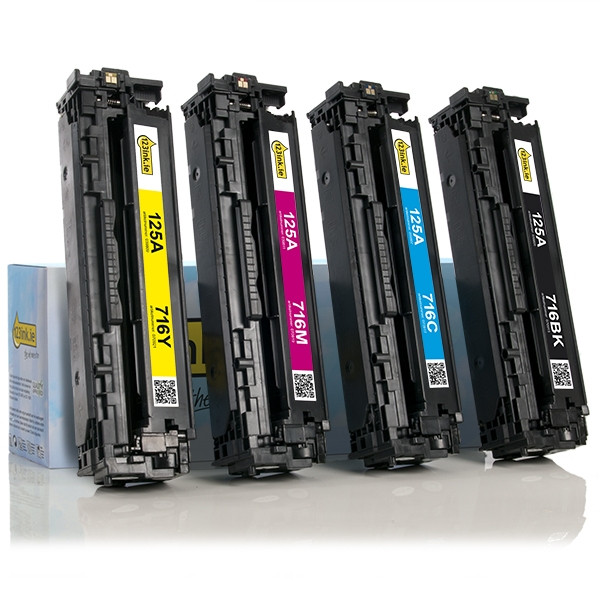 123ink version replaces HP 125A toner BK/C/M/Y 4-pack  130030 - 1