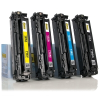 123ink version replaces HP 125A toner BK/C/M/Y 4-pack  130030