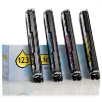 123ink version replaces HP 126A BK/C/M/Y toner 4-pack  130036