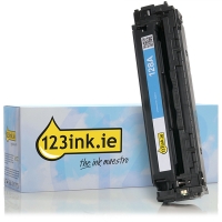 123ink version replaces HP 128A (CE321A) cyan toner CE321AC 054013