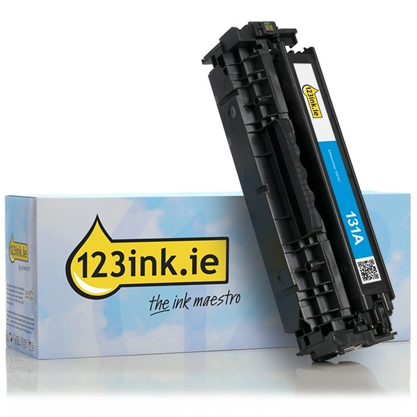 123ink version replaces HP 131A (CF211A) cyan toner CF211AC 054157 - 1