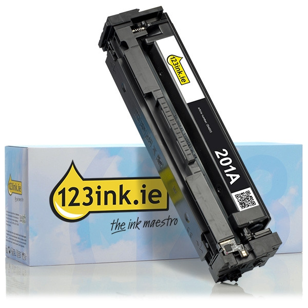 123ink version replaces HP 201A (CF400A) black toner CF400AC 054855 - 1