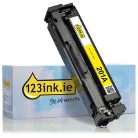 123ink version replaces HP 201A (CF402A) yellow toner