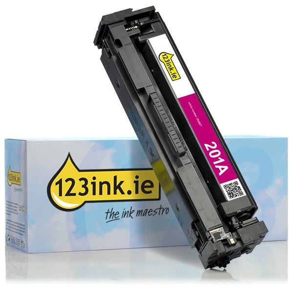 123ink version replaces HP 201A (CF403A) magenta toner CF403AC 054867 - 1