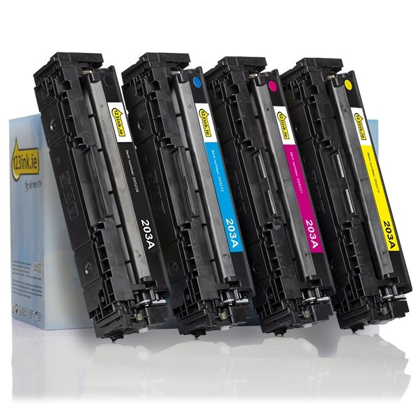 123ink version replaces HP 203A BK/C/M/Y toner 4-pack  130550 - 1