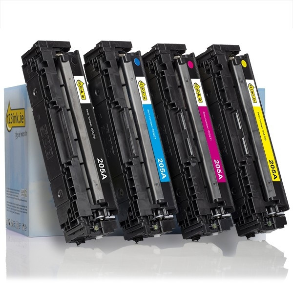 123ink version replaces HP 205A BK/C/M/Y toner 4-pack  130552 - 1