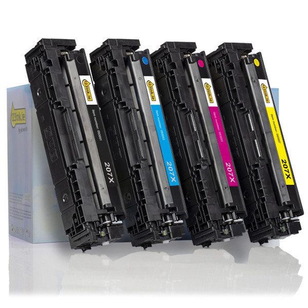 123ink version replaces HP 207X BK/C/M/Y toner 4-pack  093702 - 1