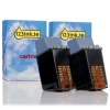 123ink version replaces HP 20 (C6614D/DE) black 2-pack