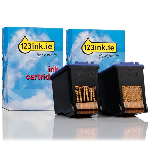 123ink version replaces HP 22 (C9352AE) colour 2-pack C9352AEC 160028 - 1