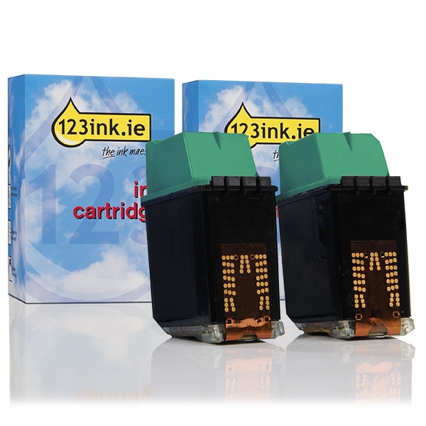 123ink version replaces HP 25 (51625A/AE) colour 2-pack 51625AEC 030012 - 1