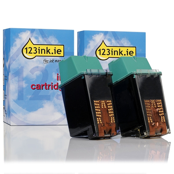 123ink version replaces HP 26 (51626A/AE) black 2-pack 51626AEC 030022 - 1