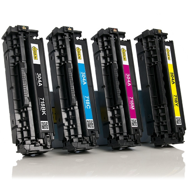 123ink version replaces HP 304A BK/C/M/Y toner 4-pack  130032 - 1