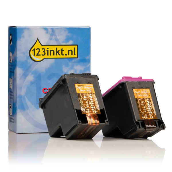 123ink version replaces HP 304 (3JB05AE) black/colour ink cartridge 2-pack 3JB05AEC 132292 - 1