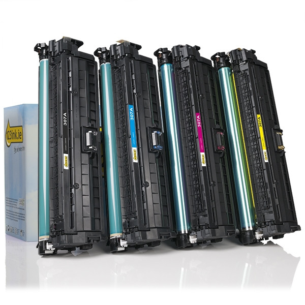 123ink version replaces HP 307A BK/C/M/Y toner 4-pack  130040 - 1