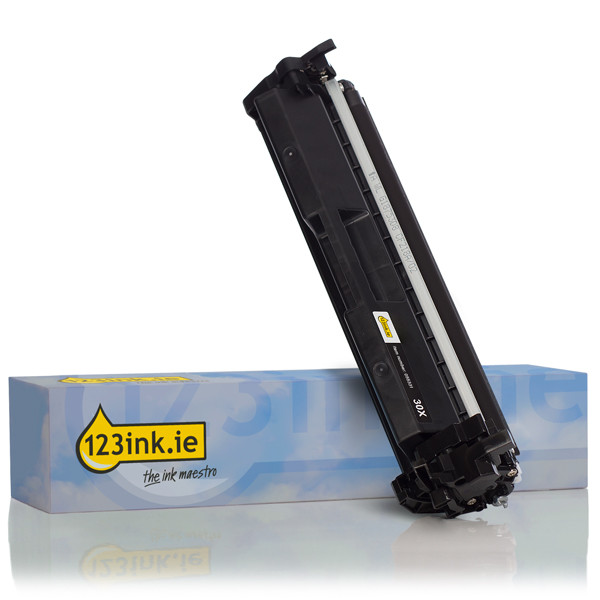 123ink version replaces HP 30X (CF230X) high capacity black toner CF230XC 055331 - 1