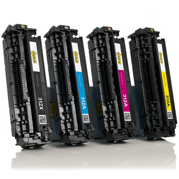 123ink version replaces HP 312X / 312A BK/C/M/Y toner 4-pack  130044 - 1