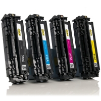 123ink version replaces HP 312X / 312A BK/C/M/Y toner 4-pack  130044