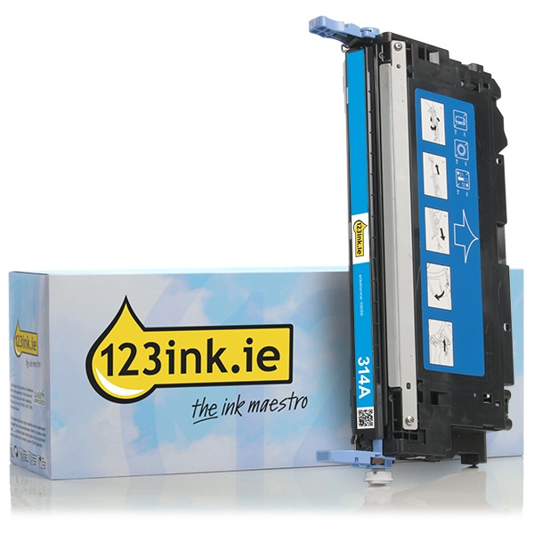 123ink version replaces HP 314A (Q7561A) cyan toner Q7561AC 039566 - 1