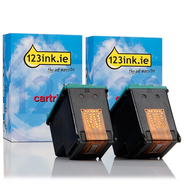 123ink version replaces HP 343 (CB332EE) colour ink cartridge 2-pack CB332EEC 160191 - 1