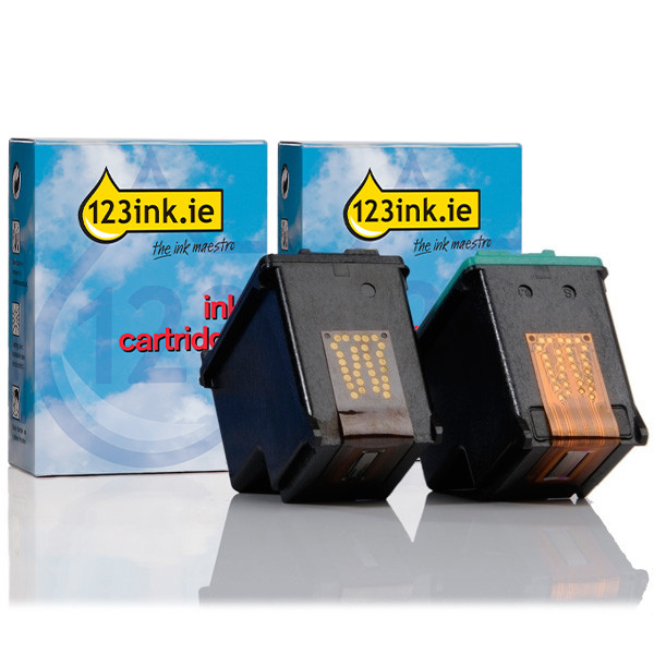 123ink version replaces HP 350/351 black and colour ink cartridge 2-pack SD412EEC 160101 - 1