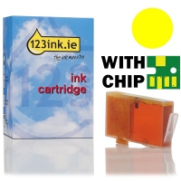 123ink version replaces HP 364XL (CB320EE) high capacity yellow ink cartridge