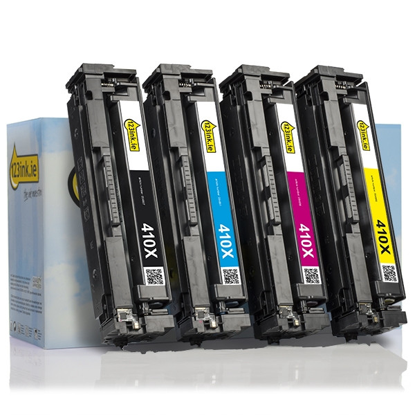 123ink version replaces HP 410X BK/C/M/Y toner 4-pack  130019 - 1