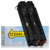 123ink version replaces HP 44A (CF244A) black toner (2-pack)