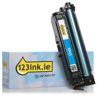 123ink version replaces HP 504A (CE251A) cyan toner CE251AC 039835