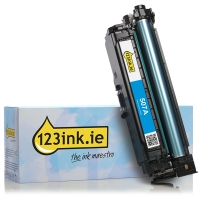 123ink version replaces HP 507A (CE401A) cyan toner CE401AC 054043