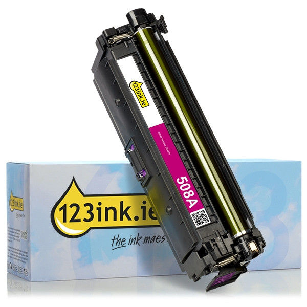 123ink version replaces HP 508A (CF363A) magenta toner CF363AC 054851 - 1