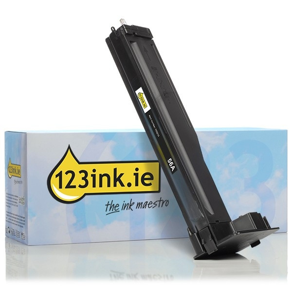 123ink version replaces HP 56A (CF256A) black toner CF256AC 055233 - 1