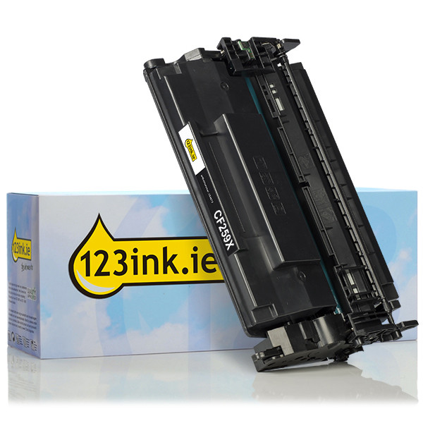 123ink version replaces HP 59X (CF259X) high capacity black toner CF259XC 055453 - 1