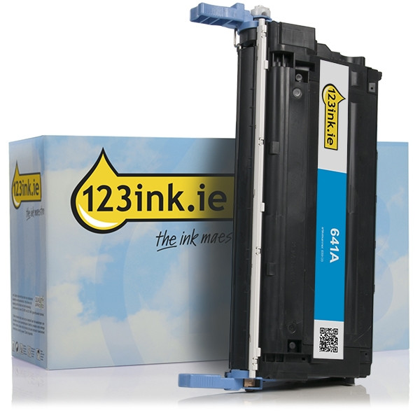 123ink version replaces HP 641A (C9721A) cyan toner C9721AC 039135 - 1