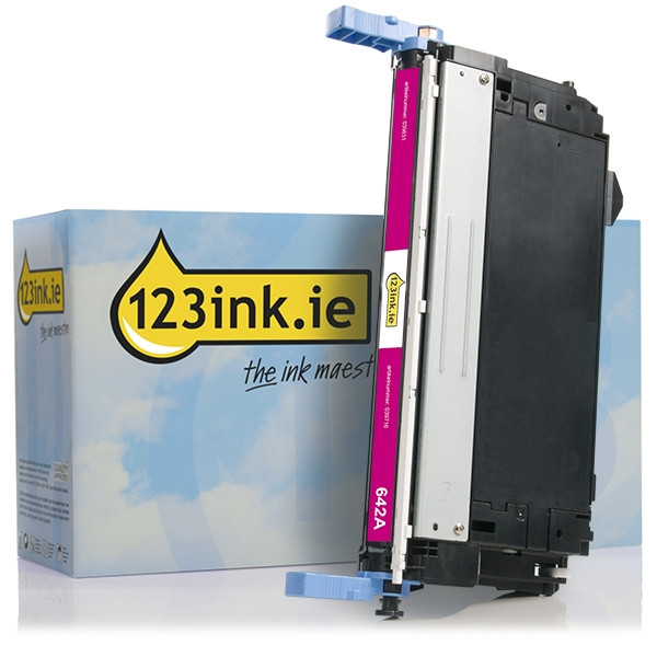 123ink version replaces HP 642A (CB403A) magenta toner CB403AC 039716 - 1