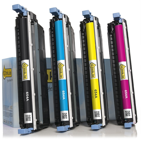 123ink version replaces HP 645A BK/C/M/Y toner 4-pack  130008 - 1