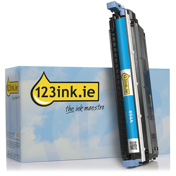 123ink version replaces HP 645A (C9731A) cyan toner C9731AC 039225 - 1