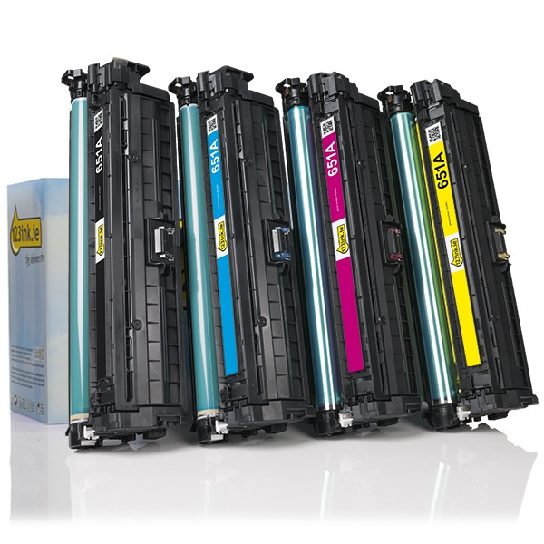 123ink version replaces HP 651A BK/C/M/Y toner 4-pack  130048 - 1