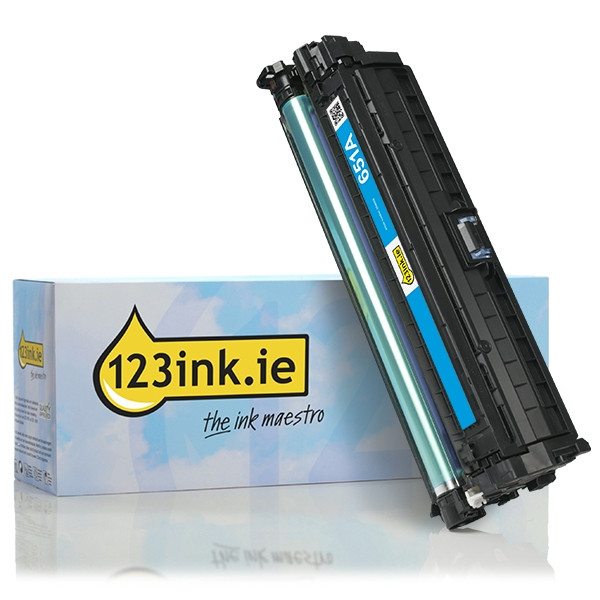 123ink version replaces HP 651A (CE341A) cyan toner CE341AC 054659 - 1